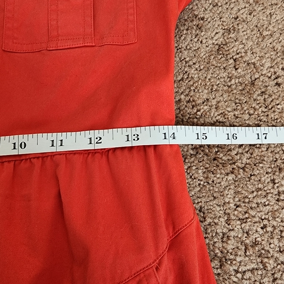 Derek Lam Collective Red Utility Dress Size 42 - Picture 11 of 12